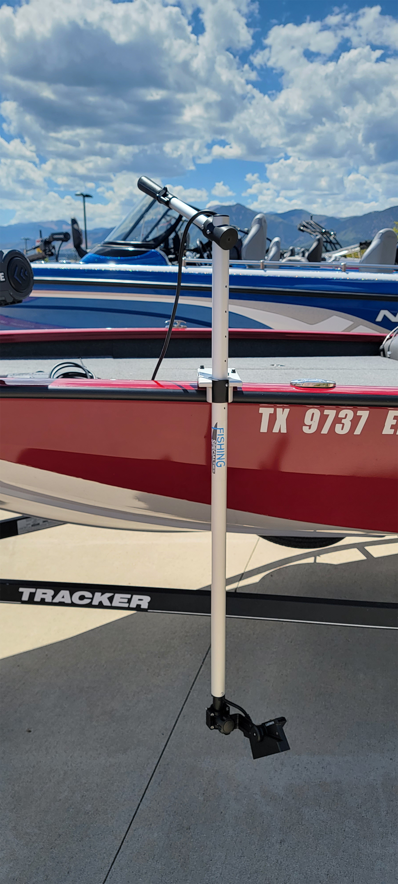 Fishing Specialties Transducer Mounting System for Tracker Versatrack Bass Pro Shops